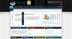 Desktop Screenshot of canalshipping.net